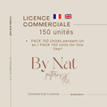 Licence commerciale 150 unités
