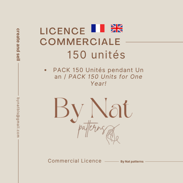 Licence commerciale 150 unités
