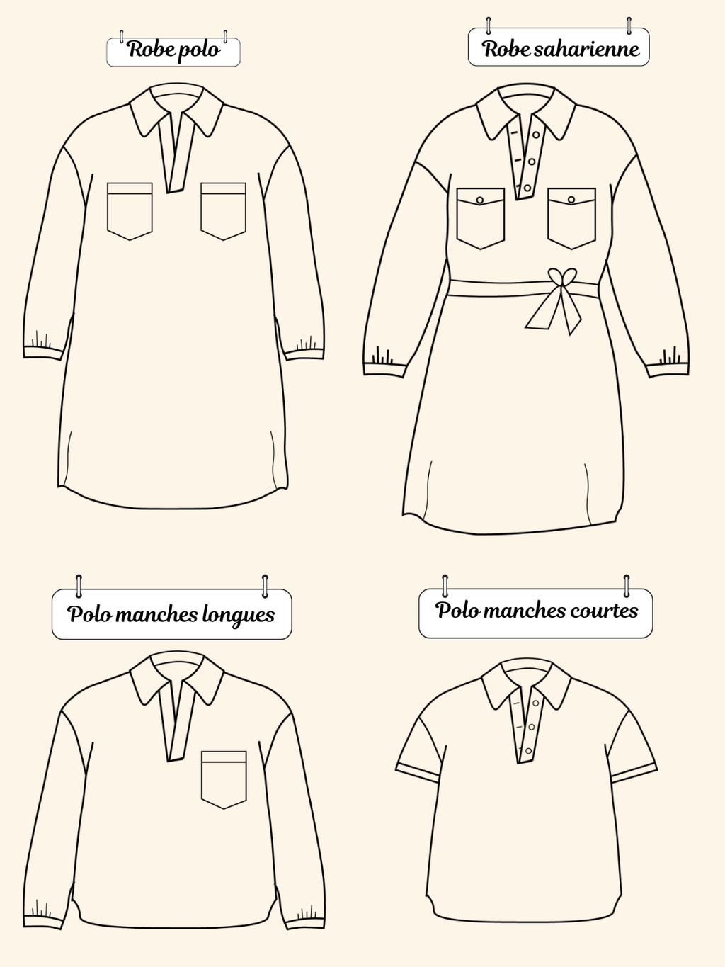 Robe polo AURE
