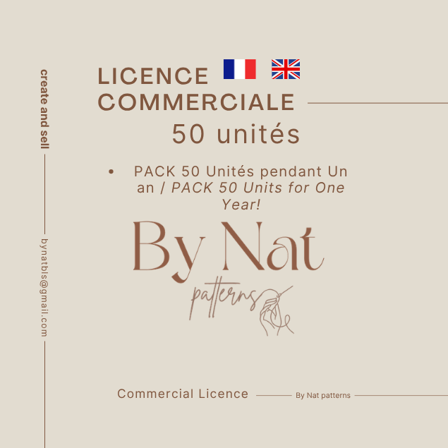 Licence commercial 50 unités