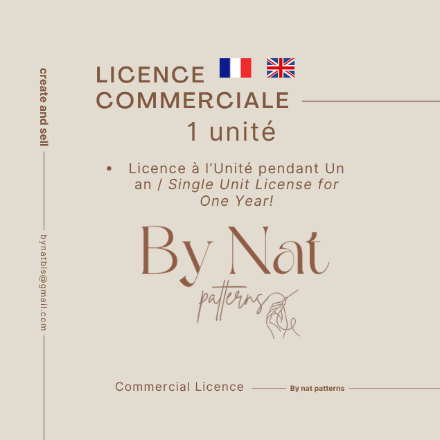 Licence commerciale à L'unité