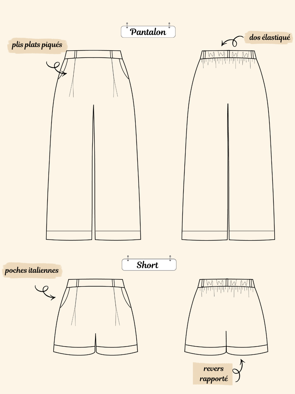 Pantalon et short LAZULI